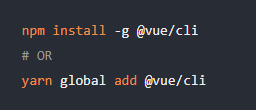 安装vue-cli